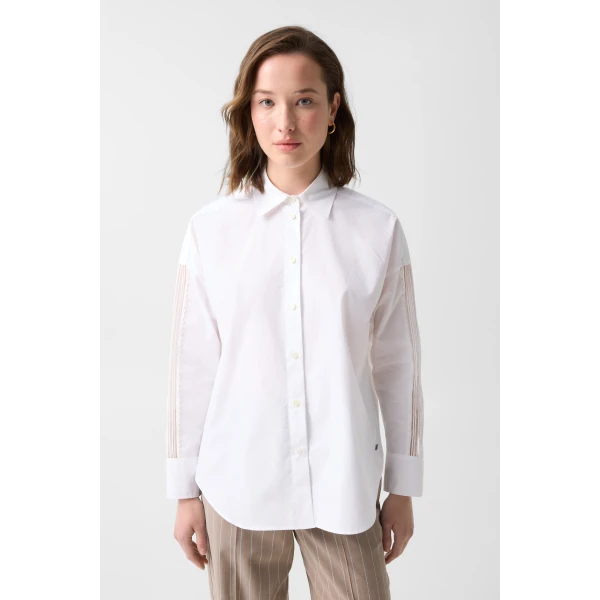 Bogner Misty Shirt Blouse in White, view 3 | Shirts | Coveti