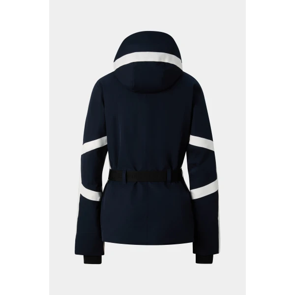 Bogner Moia Ski Jacket in Navy and White, view 3 | Jackets | Coveti