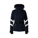 Bogner Moia Ski Jacket in Navy and White | Jackets | Coveti