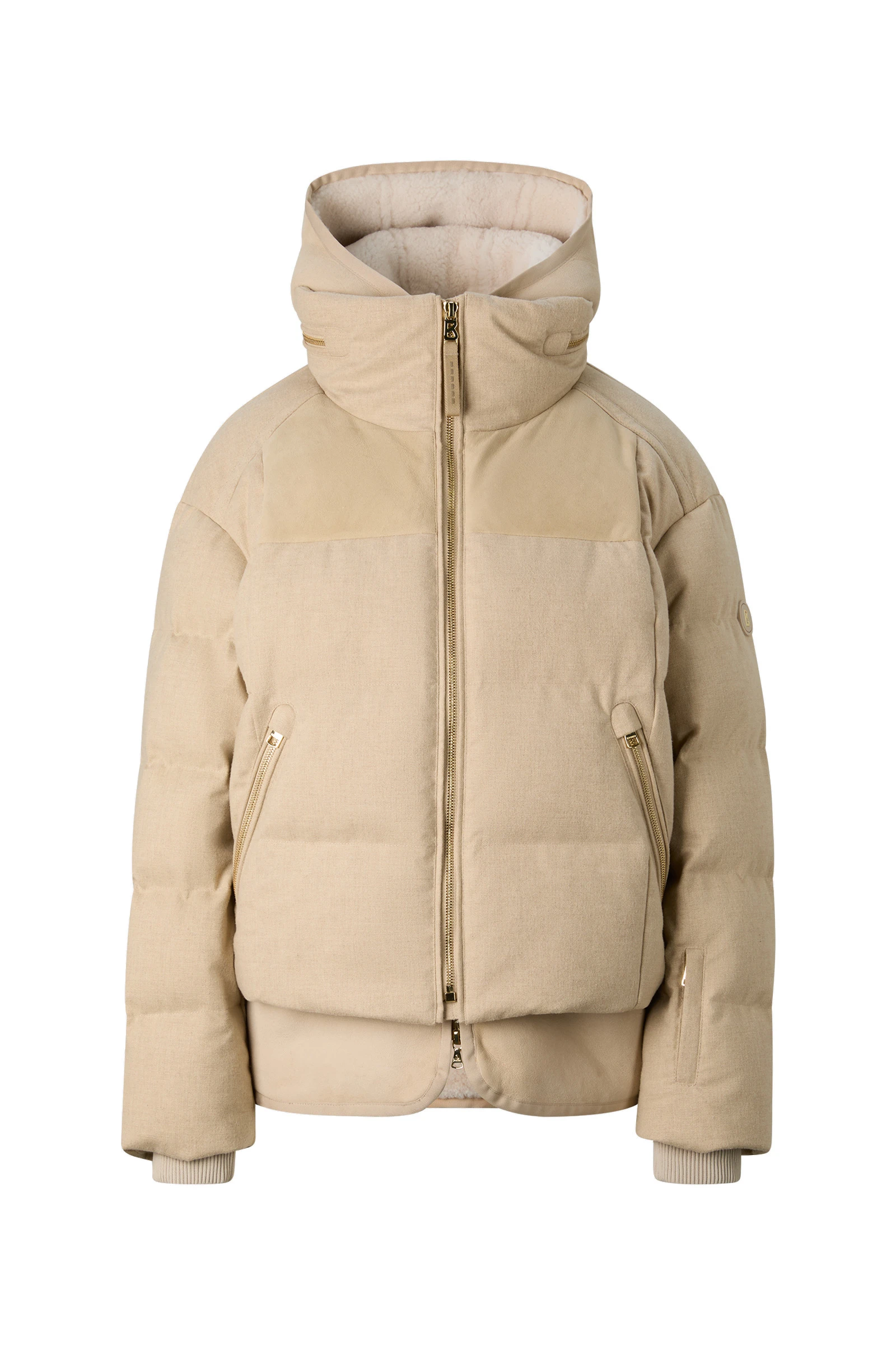 Bogner Moja Flannel Quilted Jacket in Camel Bogner Moja Flannel Quilted Jacket in Camel | Jackets | Coveti