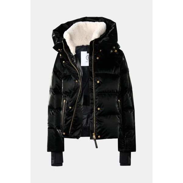 Bogner Naia Down Ski Jacket in Black, view 2 | Jackets | Coveti