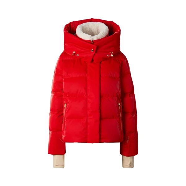 Bogner Naia Down Ski Jacket in Red | Jackets | Coveti