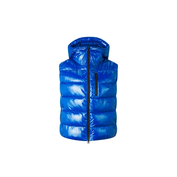 Naima Quilted Waistcoat in Blue