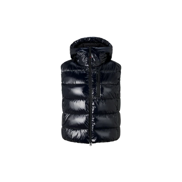 Bogner Naima Quilted Waistcoat in Navy | Vests | Coveti