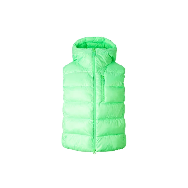 Bogner Naima Quilted Waistcoat in Neon Green | Vests | Coveti