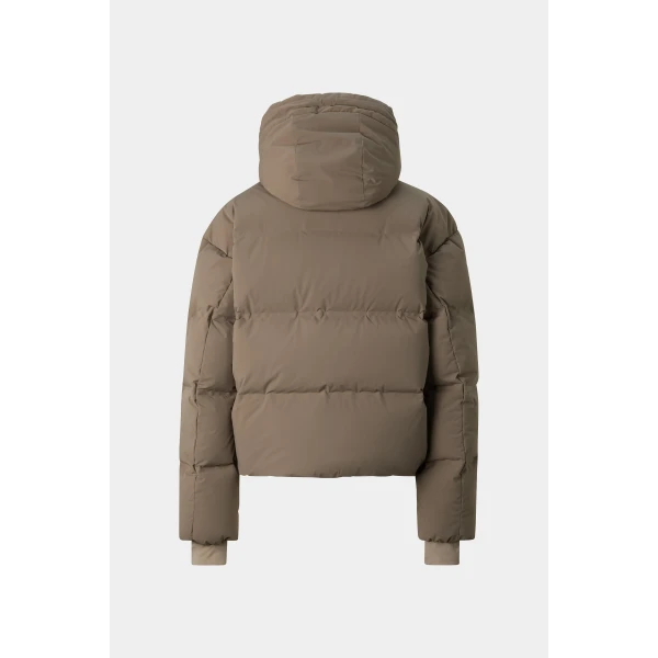 Bogner Neila Ski Jacket in Taupe, view 3 | Jackets | Coveti