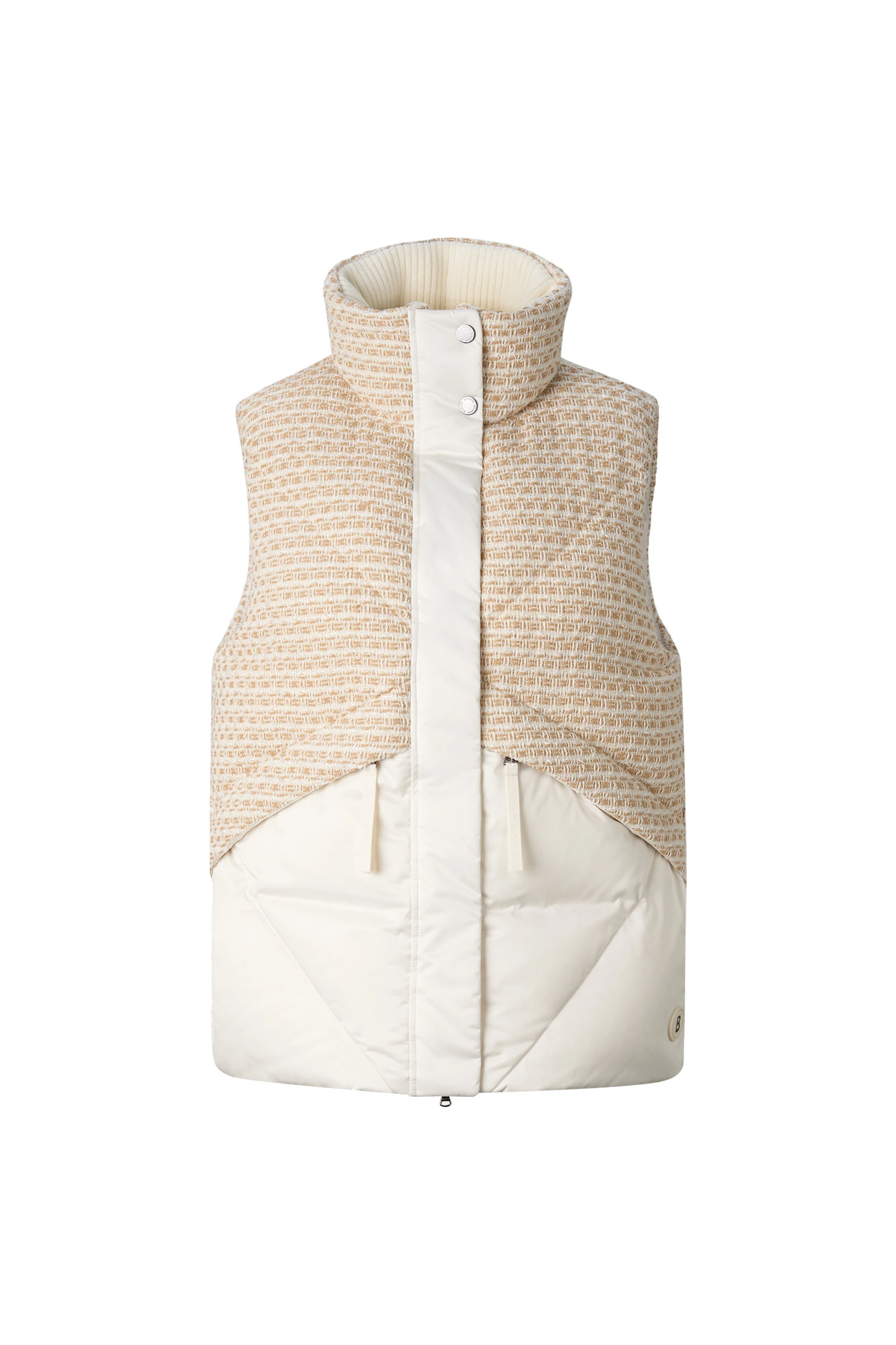 Bogner Netty Down Vest in Off White and Beige Bogner Netty Down Vest in Off White and Beige | Vests | Coveti