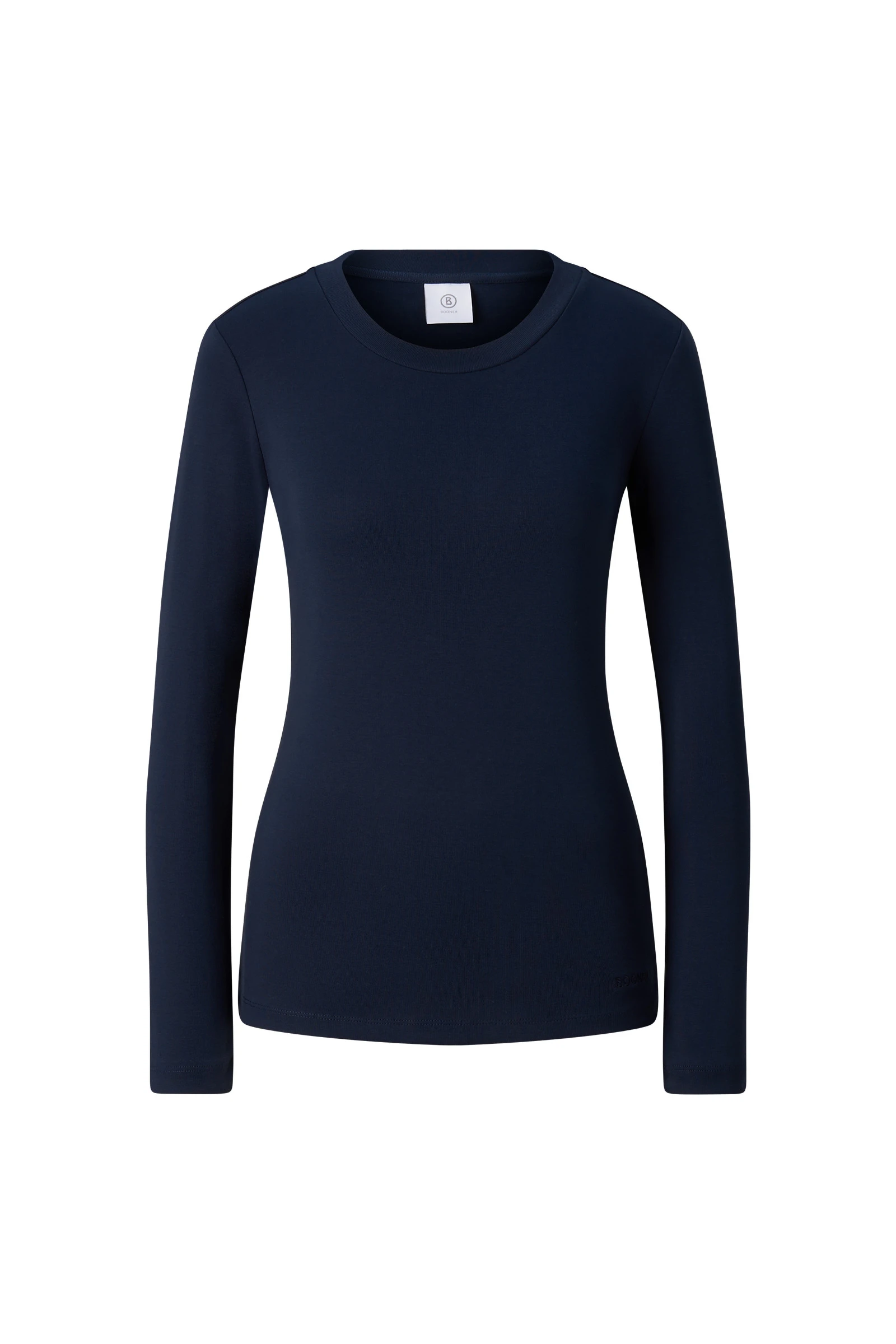 Bogner Nikini Cotton Long-Sleeved Top in Navy Bogner Nikini Cotton Long-Sleeved Top in Navy | Long Sleeve | Coveti