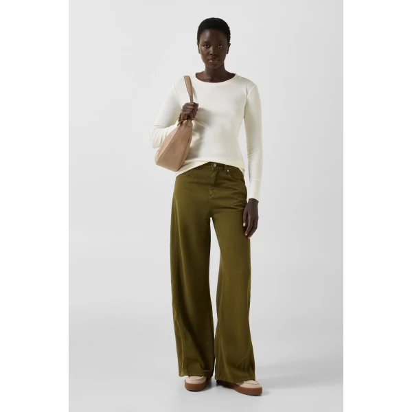 Bogner Nikini Cotton Long-Sleeved Top in Off White, view 5 | Long Sleeve | Coveti