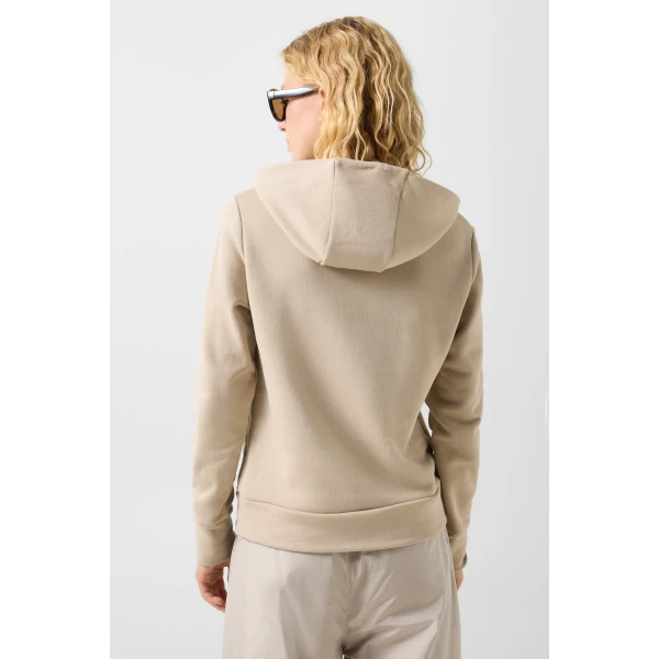 Bogner Nila Cotton Hoodie in Beige, view 4 | Hoodies | Coveti