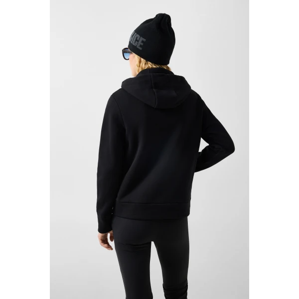 Bogner Nila Cotton Hoodie in Black, view 4 | Hoodies | Coveti