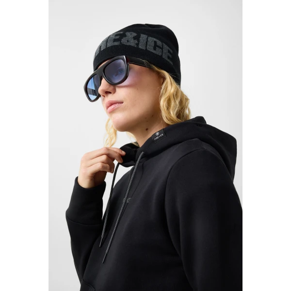 Bogner Nila Cotton Hoodie in Black, view 6 | Hoodies | Coveti