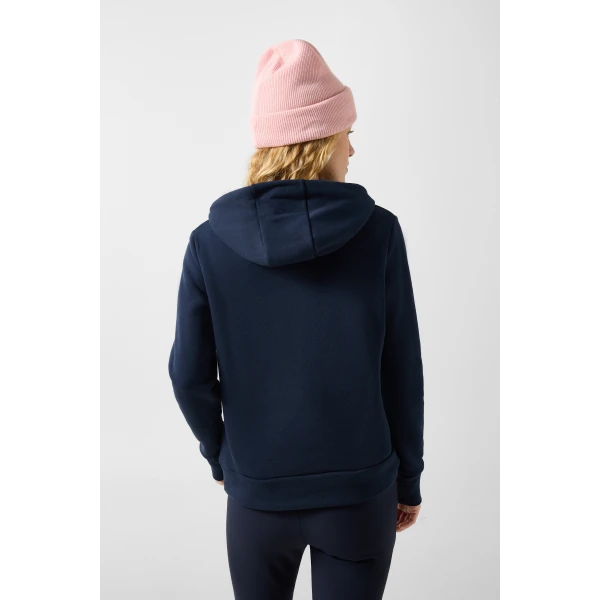 Bogner Nila Cotton Hoodie in Navy, view 4 | Hoodies | Coveti