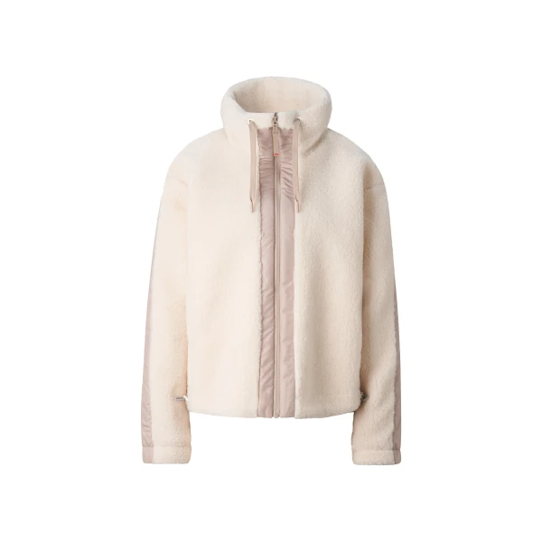 Bogner Ninetta Mid-Layer Teddy Jacket in Off White | Jackets | Coveti