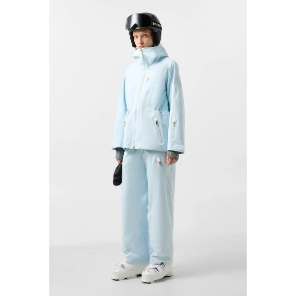 Bogner Peak Ski Jacket in Light Blue, view 6 | Jackets | Coveti