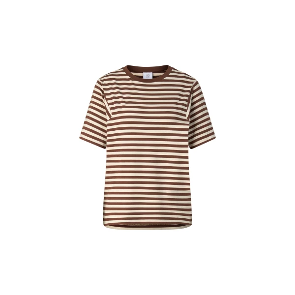 Bogner Raya T-Shirt in Brown and Sand | T-shirts | Coveti
