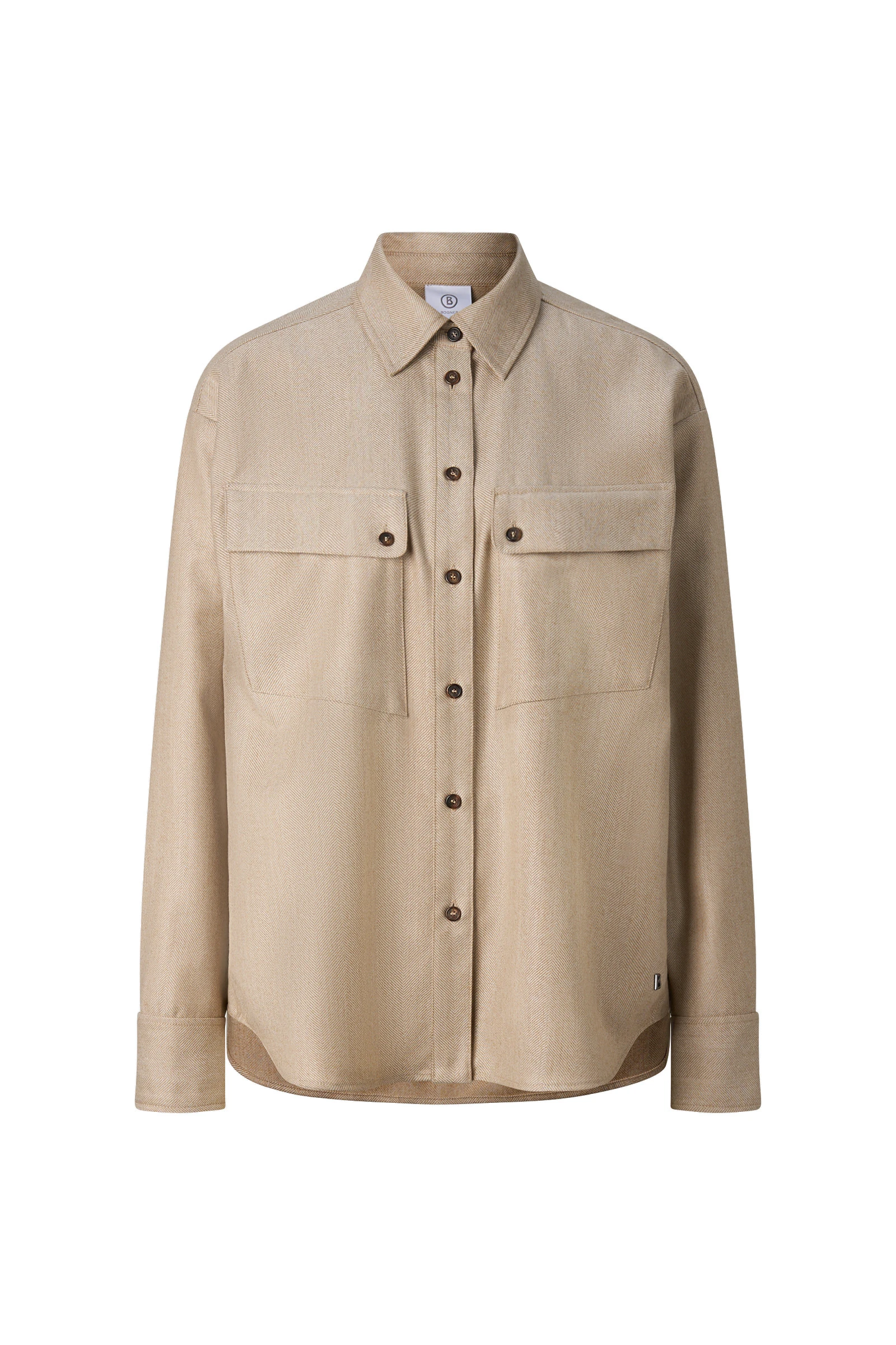 Bogner Robyn Virgin Wool Shirt Blouse in Camel Bogner Robyn Virgin Wool Shirt Blouse in Camel | Shirts | Coveti
