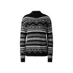 Bogner Rosa Norwegian Jumper in Black and White | Sweaters | Coveti