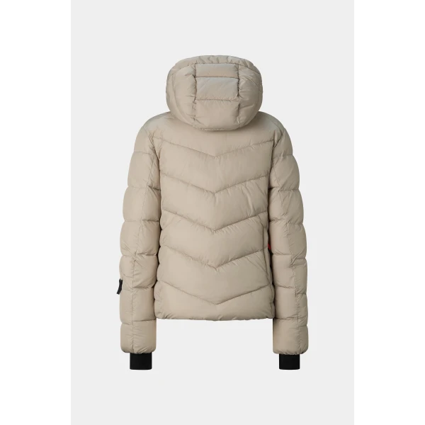 Bogner Saelly Ski Jacket in Beige, view 3 | Jackets | Coveti