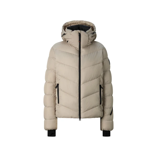 Bogner Saelly Ski Jacket in Beige | Jackets | Coveti
