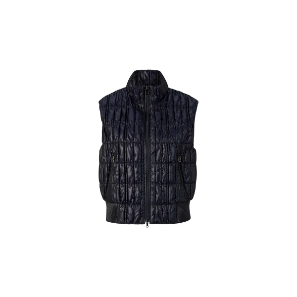 Bogner Sally Quilted Waistcoat in Navy | Vests | Coveti