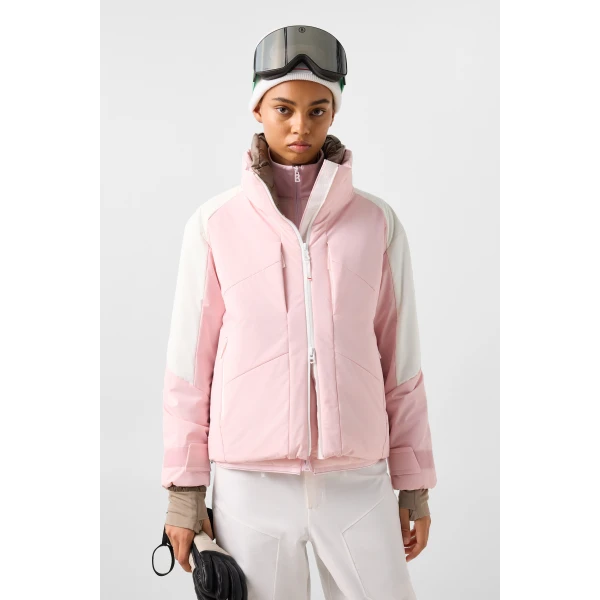 Bogner Sasha Ski Jacket in Pink, view 4 | Jackets | Coveti