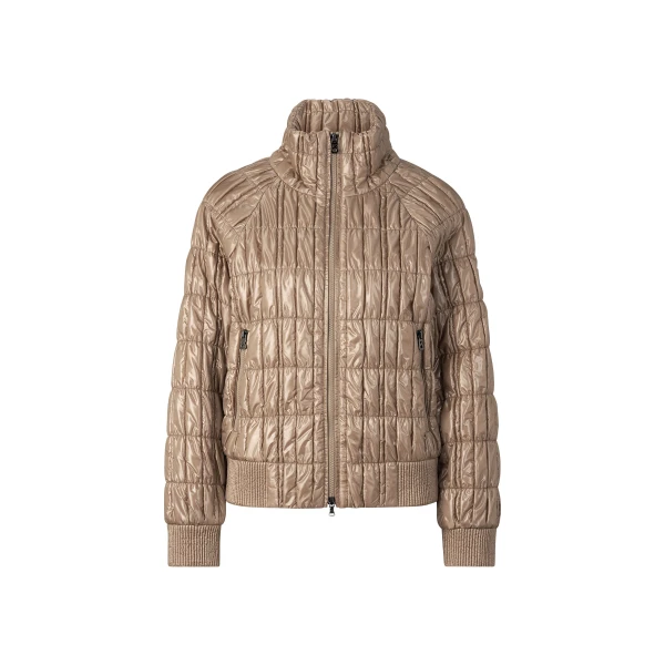 Bogner Sherry Quilted Jacket in Camel | Jackets | Coveti