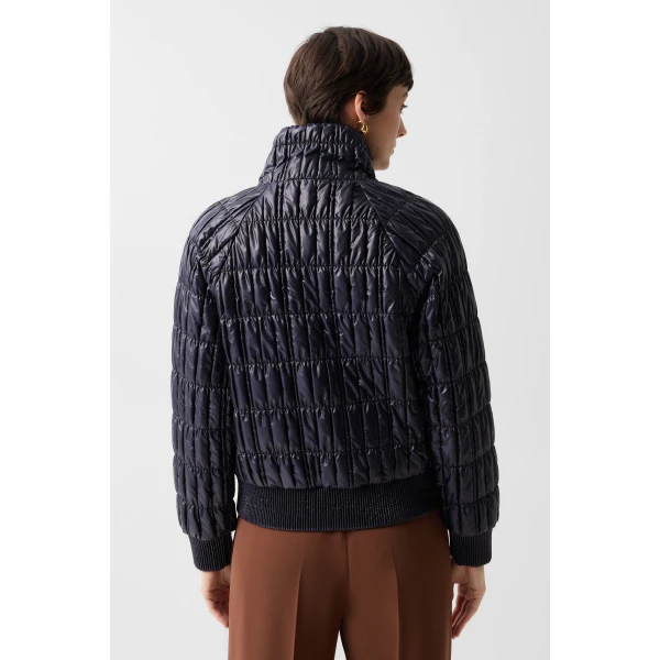 Bogner Sherry Quilted Jacket in Navy, view 5 | Jackets | Coveti