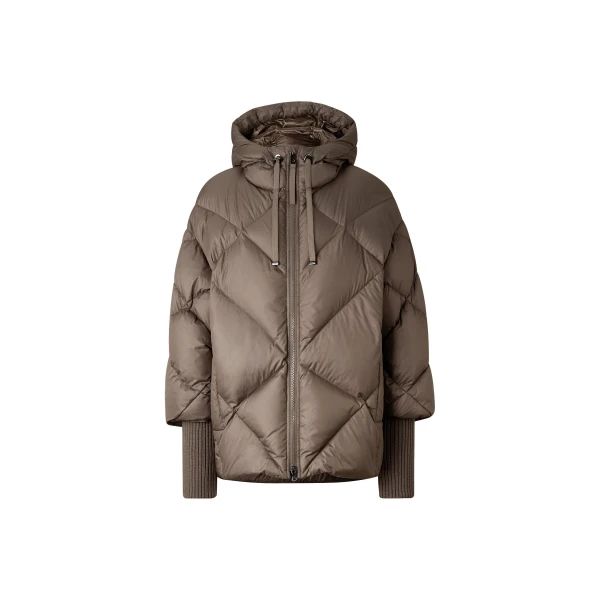 Bogner Sheryl Down Jacket in Grey-Brown | Jackets | Coveti