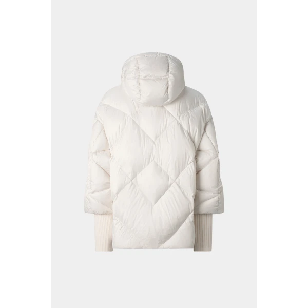 Bogner Sheryl Down Jacket in Off White, view 3 | Jackets | Coveti
