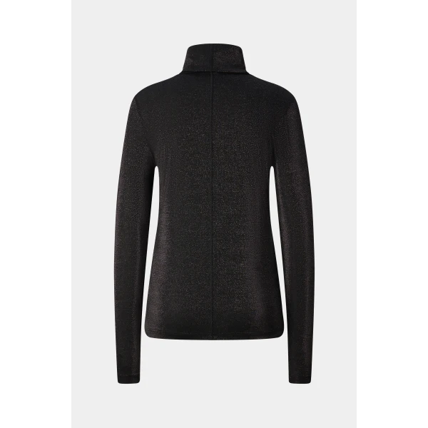 Bogner Silva Long-Sleeved Top in Black, view 2 | Long Sleeve | Coveti