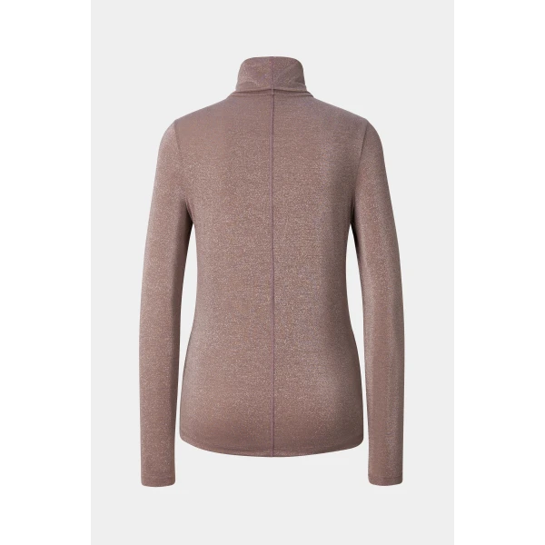Bogner Silva Long-Sleeved Top in Rose, view 2 | Long Sleeve | Coveti