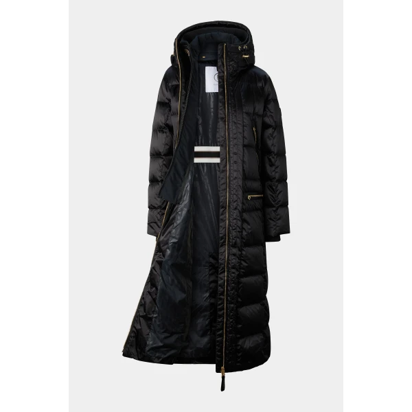 Bogner Suna Down Coat in Black, view 2 | Coats | Coveti
