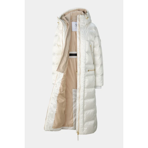 Bogner Suna Down Coat in Off White, view 2 | Coats | Coveti