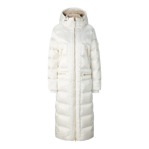 Suna Down Coat in Off White