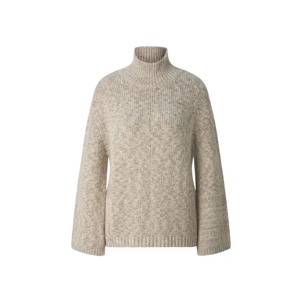 Bogner Svoni Alpaca-Blend Jumper in Beige and Grey | Sweaters | Coveti