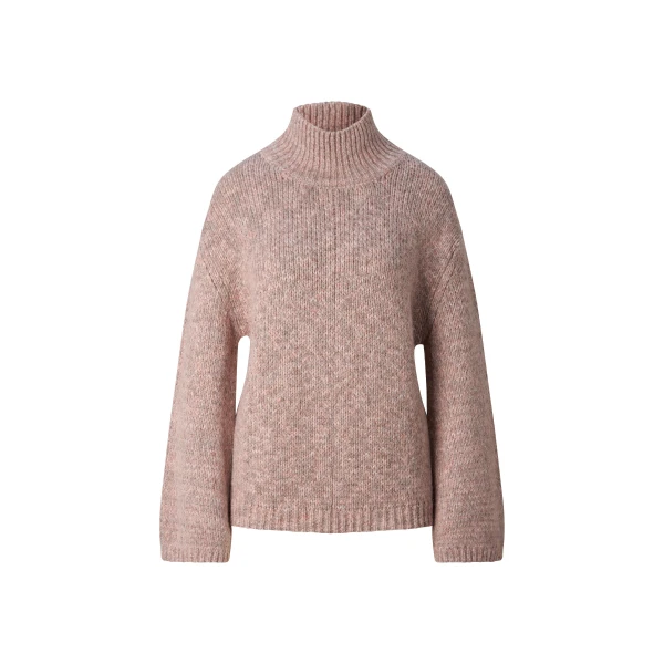 Bogner Svoni Alpaca-Blend Jumper in Rose and Grey | Sweaters | Coveti