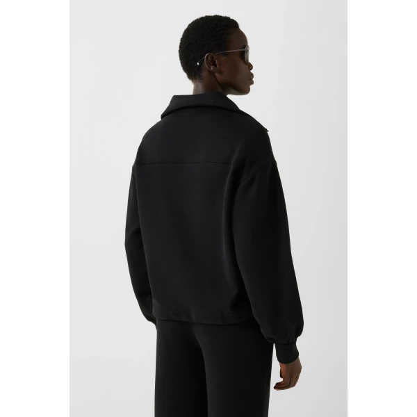Bogner Tamara Jersey Jacket in Black, view 4 | Hoodies | Coveti