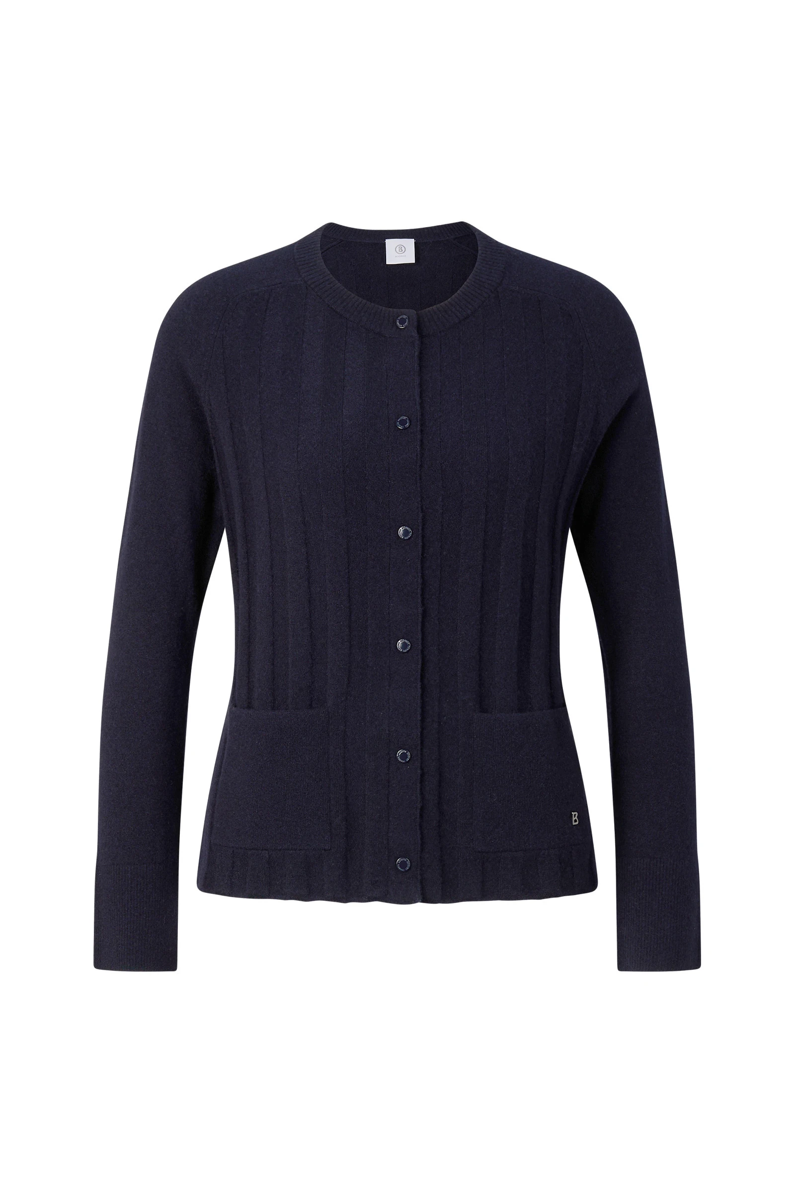 Bogner Tanja Virgin Wool and Cashmere Cardigan in Navy Bogner Tanja Virgin Wool and Cashmere Cardigan in Navy | Cardigan | Coveti