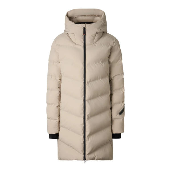 Bogner Tec-Aen Quilted Coat in Beige | Coats | Coveti