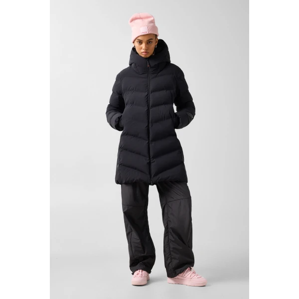 Bogner Tec-Aen Quilted Coat in Black, view 6 | Coats | Coveti