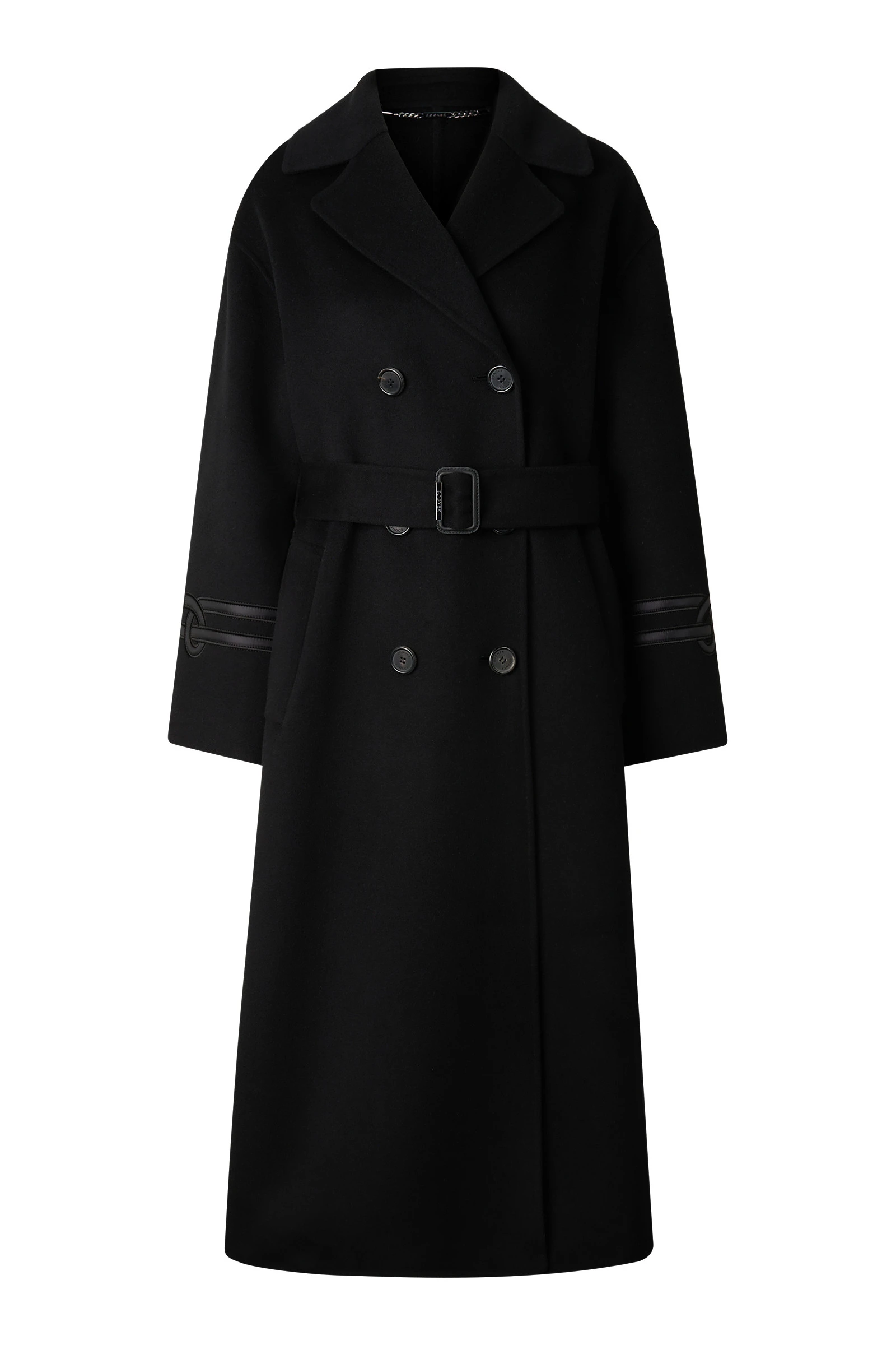 Bogner Terese Double-Faced Wool Coat in Black Bogner Terese Double-Faced Wool Coat in Black | Wool Coat | Coveti