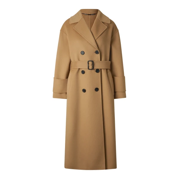 Terese Double-Faced Wool Coat in Camel