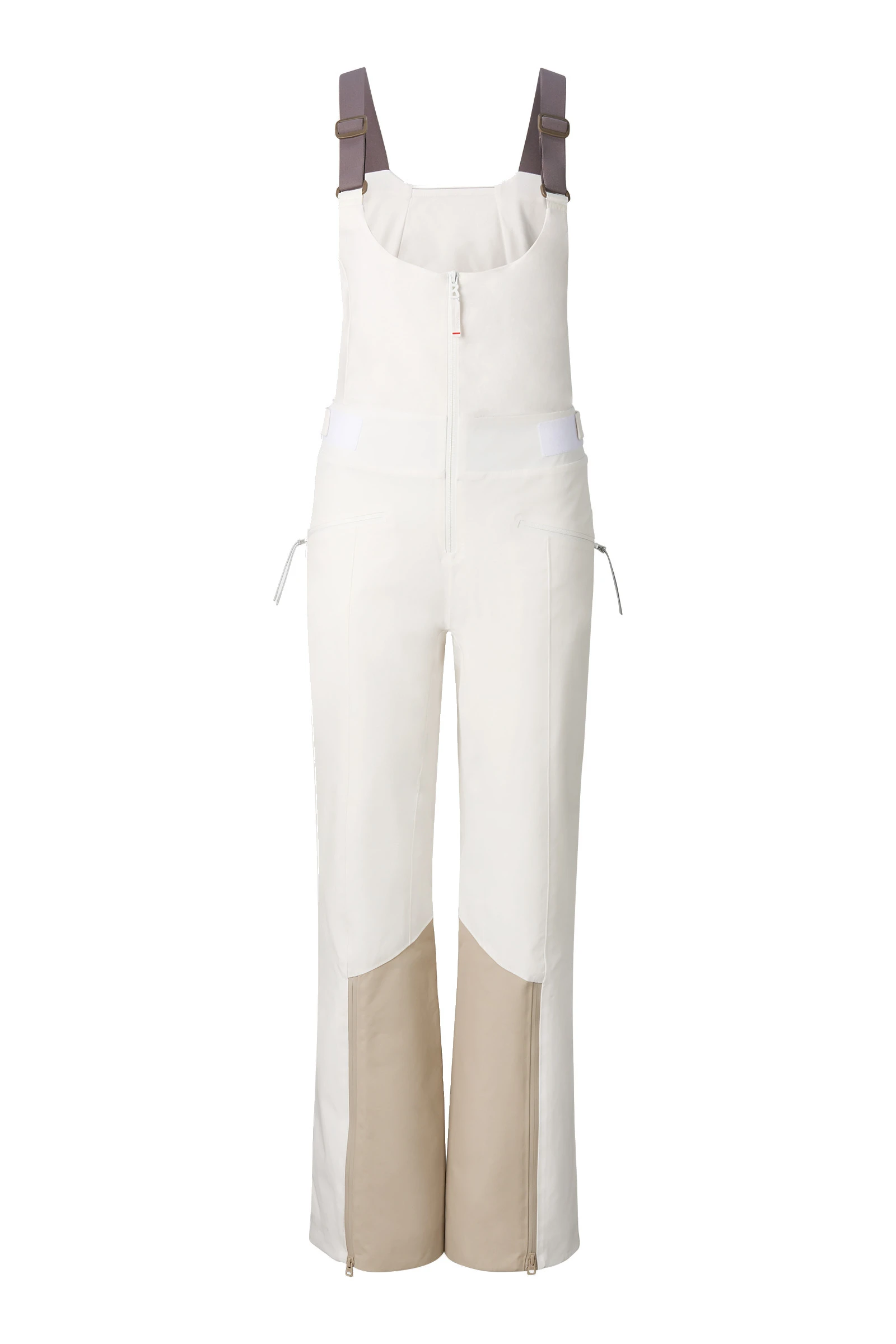 Bogner Tizia Ski Dungarees in Off White and Beige Bogner Tizia Ski Dungarees in Off White and Beige | Pants | Coveti