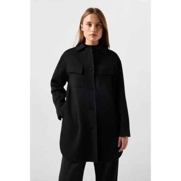Bogner Tory Double-Faced Jacket in Black, view 4 | Jackets | Coveti