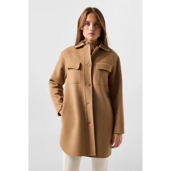 Bogner Tory Double-Faced Jacket in Camel, view 4 | Jackets | Coveti