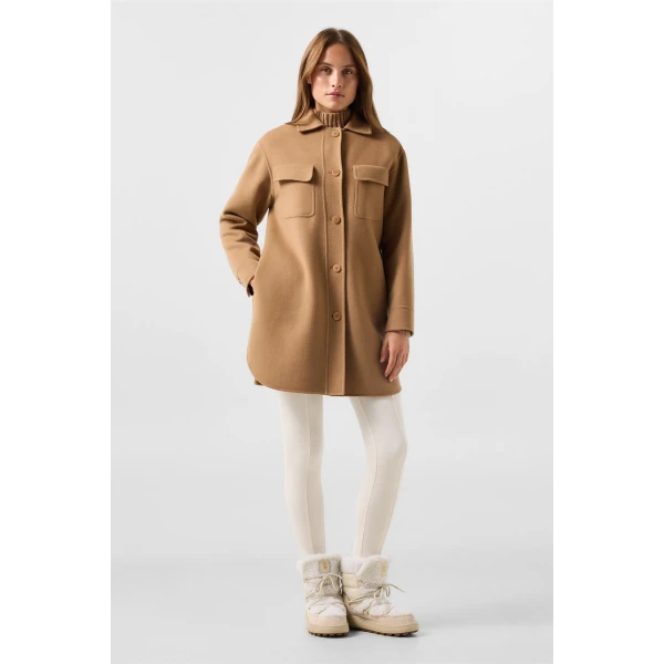Bogner Tory Double-Faced Jacket in Camel, view 6 | Jackets | Coveti