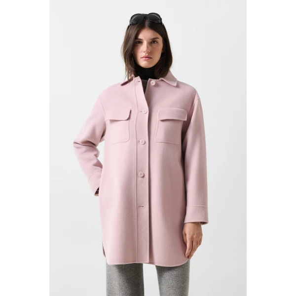Bogner Tory Double-Faced Jacket in Rose, view 4 | Jackets | Coveti