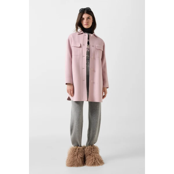 Bogner Tory Double-Faced Jacket in Rose, view 6 | Jackets | Coveti