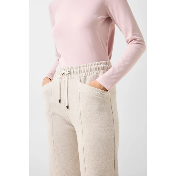 Bogner Toto Tracksuit Bottoms in Off White, view 6 | Sweatpants | Coveti